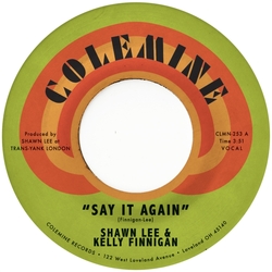 Shawn/Kelly Finnigan Lee Say It Again COKE BOTTLE CLEAR VINYL 7INCH