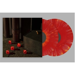 Bright Eyes Five Dice All Threes LIMITED RED & ORANGE SPLATTERED VINYL 2x LP (SIDE 4 ETCHED) IN SPOT-VARNISHED SLEEVE