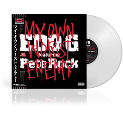 Edo G Feat Pete Rock My Own Worst Enemy REMASTERED WHITE VINYL LP + INSERT WITH OBI-STRIP