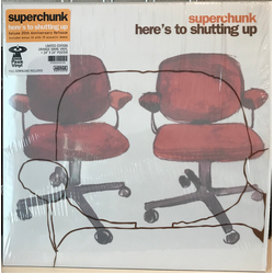 Superchunk Here's To Shutting Up DELUXE 20TH ANNIVERSARY EDITION REISSUE LIMITED ORANGE MARBLED VINYL LP + CD + POSTER + MP3 DOWNLOAD CODE