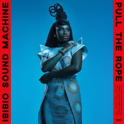 Ibibio Sound Machine Pull The Rope LIMITED SKY BLUE RED & BLACK SWIRL VINYL LP