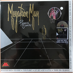 Patrick Cowley Megatron Man REISSUE LIMITED HEAVYWEIGHT CLEAR MARBLED VINYL LP IN EMBOSSED SPOT-VARNISHED SLEEVE