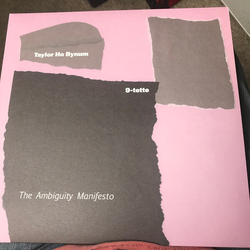 Taylor Ho Bynum 9 Tette The Ambiguity Manifesto HEAVYWEIGHT VINYL 2LP + MP3 DOWNLOAD CODE