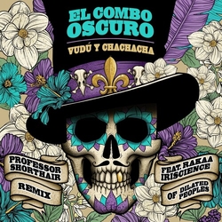 El Combo Oscuro Vudu Y Chachacha WHITE BLUE & PINK SPLATTERED VINYL 7INCH