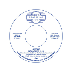 Chip E Feat K Joy Like This LIMITED 7INCH