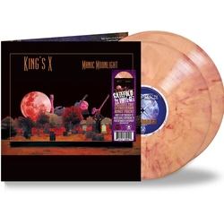 King'S X Manic Moonlight REMASTERED 'MARS ATTACK' PINK & ORANGE MARBLED VINYL 2LP LIMITED TO 150 COPIES