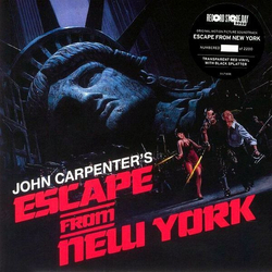 John Carpenter Escape From New York RECORD STORE DAY RSD 2022 LIMITED NUMBERED RED SPLATTERED VINYL 7INCH