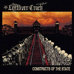 Leftover Crack Fuck World Trade REISSUE HEAVYWEIGHT RED & WHITE SPLATTERED VINYL LP