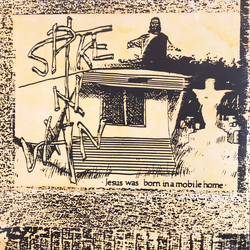 Spike In Vain Jesus Was Born In A Mobile Home EXPANDED EDITION BROWN VINYL 2LP + BOOKLET