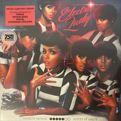 Janelle Monae The Electric Lady REISSUE CLEAR VINYL 2LP + INSERT