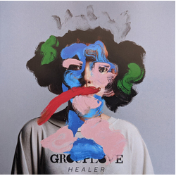 Grouplove Healer TRANSLUCENT BLUE VINYL LP + INSERTS + ART CARDS