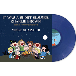 Vince Guraladi It Was A Short Summer Charlie Brown SOUNDTRACK 'SUMMER NIGHT' BLUE VINYL LP + BOOKLET