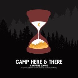 Will Wood Camp Here & There: Campfire Songs SOUNDTRACK ORANGE YELLOW BLACK & PURPLE VINYL LP