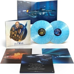 Stephen/Frederik Wiedmann Barton Star Trek: Picard Season 3 Volume 1 SOUNDTRACK SKY BLUE & WHITE BURST VINYL 2LP