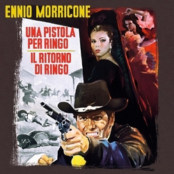 Ennio Morricone Una Pistola Per Ringo/Il Ritorno Di Ringo SOUNDTRACK REISSUE LIMITED CRYSTAL CLEAR VINYL LP