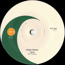Perez Prado Circle REISSUE LIMITED YELLOW VINYL 7INCH