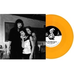 The Coathangers Hurry DEMO TRANSPARENT ORANGE VINYL 7INCH