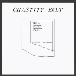 Chastity Belt No Regerts 10TH ANNIVERSARY EDITION LIMITED WHITE BLUE & BLACK VINYL LP + POSTER + MP3 DOWNLOAD CODE WITH OBI-STRIP