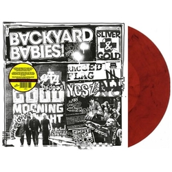 Backyard Babies Sliver & Gold REISSUE RED MARBLED VINYL LP