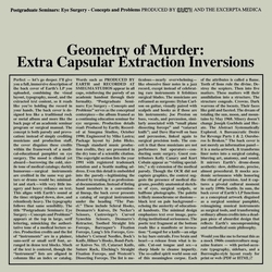 Earth/Black Noise Geometry Of Murder: Extra Capsular Extraction Inversions CLEAR VINYL 2LP