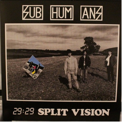 Subhumans 29:29 Split Vision REISSUE RED VINYL LP + INSERT