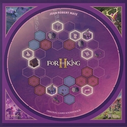 John Robert Matz For The King 1 & 2 SOUNDTRACK ROYAL MAGENTA & FAHRUL VIOLET VINYL 2LP