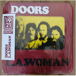 The Doors La Woman REISSUE LIMITED TRANSLUCENT YELLOW VINYL LP IN EMBOSSED DIE-CUT SLEEVE