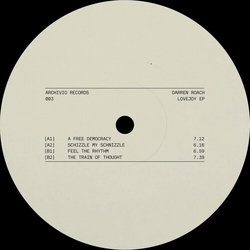 Darren Roach Lovejoy Ep VINYL 12INCH