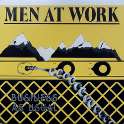 Men At Work Business As Usual LIMITED NUMBERED LP