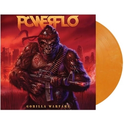 Powerflo Gorilla Warfare YELLOW ECO MIX VINYL LP