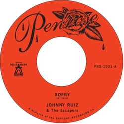 Johnny & The Escapers Ruiz Sorry VINYL 7INCH