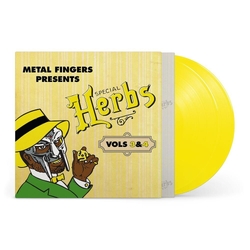 Mf Doom Metal Fingers Presents: Special Herbs Vol 3 & 4 LEMON YELLOW VINYL 2LP + INSERT IN DIE-CUT SLEEVE