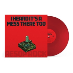 Aesop Rock I Heard It's A Mess There Too 'APPLE' RED VINYL LP IN SPOT-VARNISHED SLEEVE