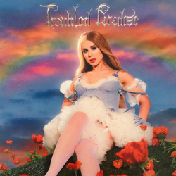Slayyyter Troubled Paradise CLOUDY CLEAR VINYL LP + STICKER