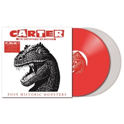 Carter The Unstoppable Sex Machine Post Historic Monsters REMASTERED CLEAR & TRANSLUCENT RED VINYL 2LP