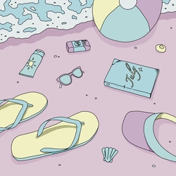 Beach Bunny July BABY BLUE VINYL 7INCH