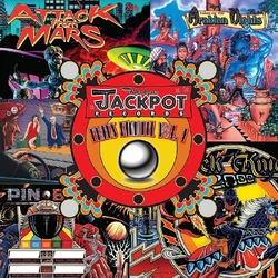 Various Jackpot Plays Pinball Vol 1 ORANGE VINYL LP