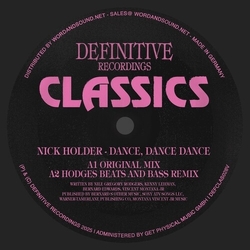 Nick Holder Dance Dance Dance VINYL 12INCH