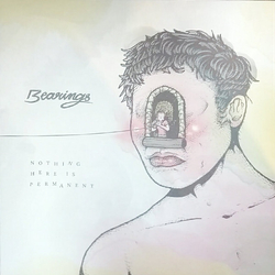 Bearings Nothing Here Is Permanent REISSUE LIMITED 1-SIDED YELLOW MARBLED VINYL 12INCH + INSERT