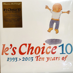 K'S Choice 10: 1993-2003 Ten Years Of LIMITED NUMBERED 180GM AUDIOPHILE CLEAR & BLUE MARBLED VINYL 2x LP