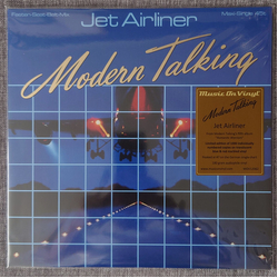 Modern Talking Jet Airliner REISSUE LIMITED NUMBERED 180GM AUDIOPHILE TRANSLUCENT BLUE & RED MARBLED VINYL 12INCH