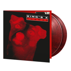 King'S X Dogman REISSUE LIMITED NUMBERED 180GM AUDIOPHILE BLACK & RED MARBLED VINYL 2LP