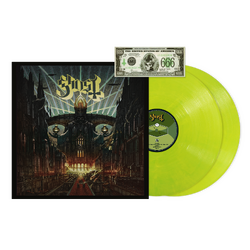 Ghost Meliora DELUXE 10TH ANNIVERSARY EDITION 'SURGE' LIME VINYL 2LP + MERCH
