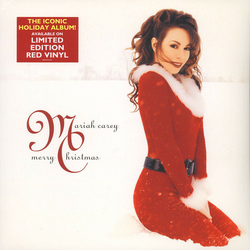 Mariah Carey Merry Christmas DELUXE ANNIVERSARY EDITION RED VINYL LP