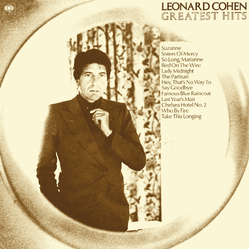 Leonard Cohen Greatest Hits REISSUE 180GM VINYL LP + INSERT + MP3 DOWNLOAD CODE