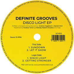 Definite Grooves Disco Light Ep VINYL 12INCH