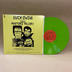 Buck & The Buckaroos Owens IT'S A MONSTER'S HOLIDAY GREEN VINYL LP