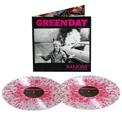 Green Day Saviors DELUXE EDITION LIMITED HOT PINK SPLATTERED VINYL 2LP