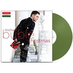 Michael Buble Christmas REISSUE LIMITED TRANSLUCENT DARK GREEN VINYL LP