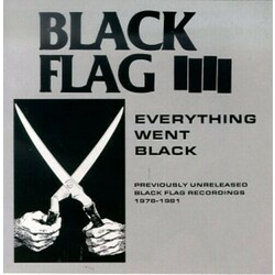 Black Flag Everything Went Black Vinyl  LP